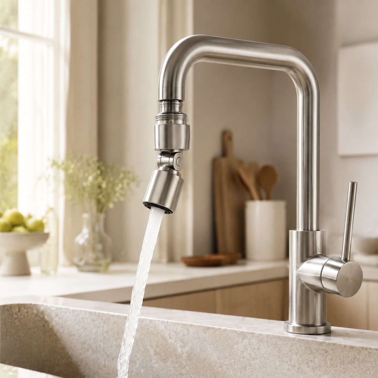 360-Degree Swivel Faucet Aerator