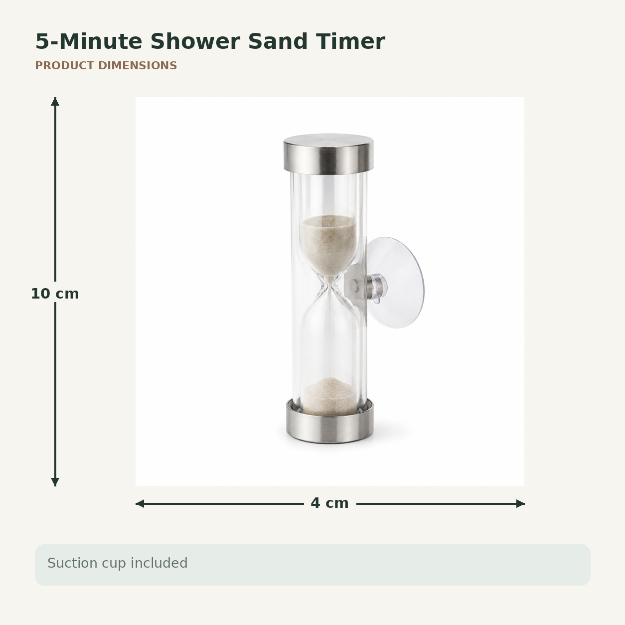 5-Minute Shower Sand Timer