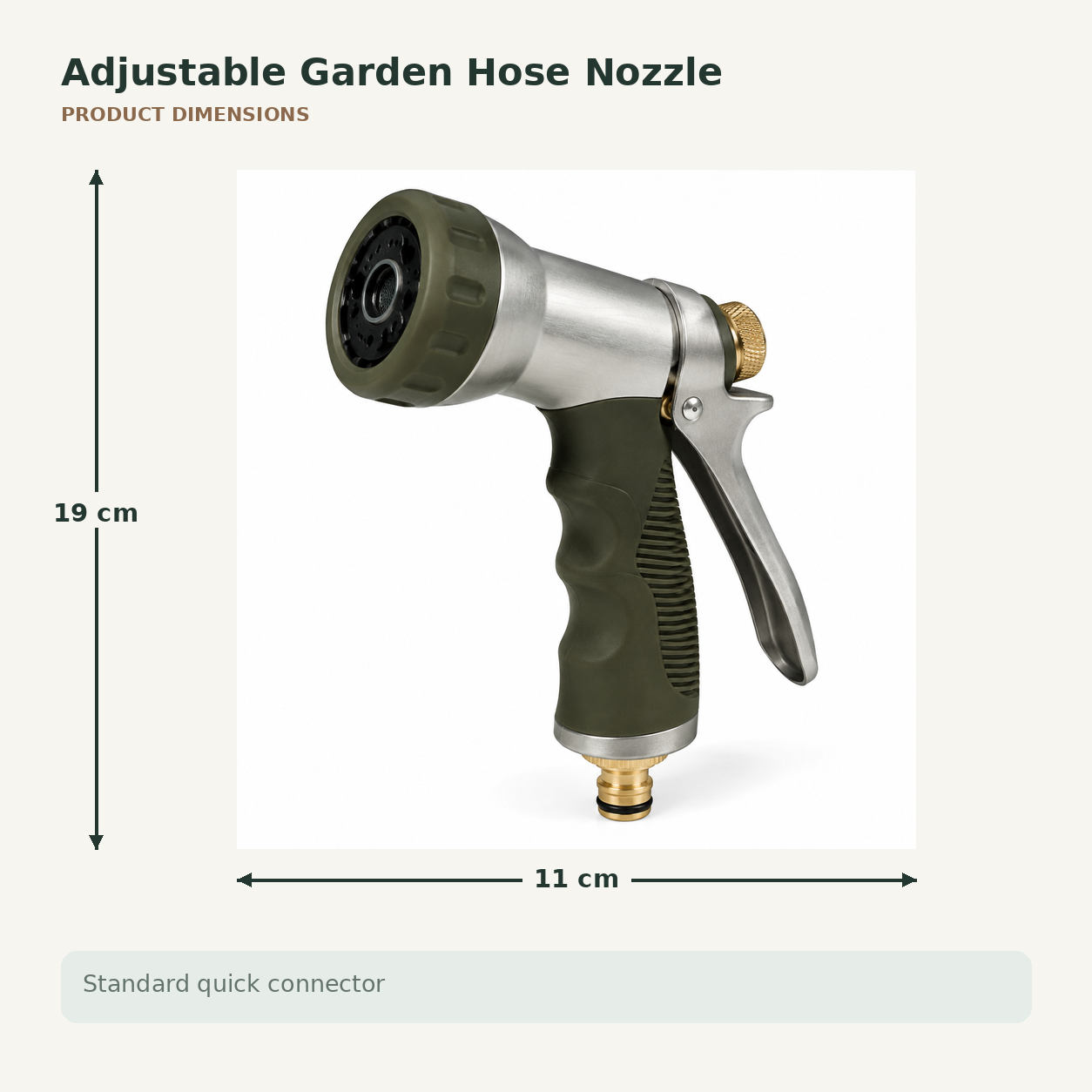 Adjustable Garden Hose Nozzle