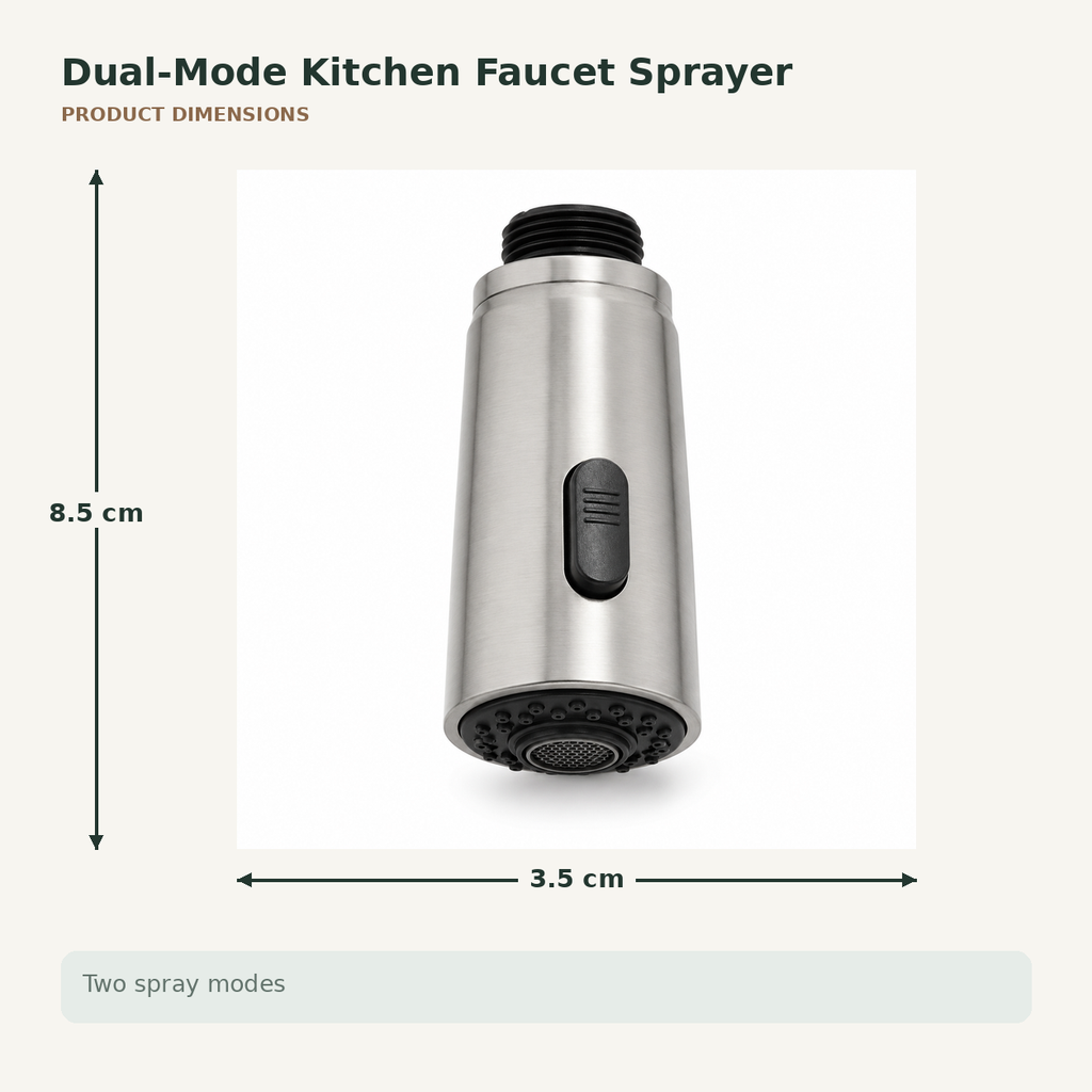Dual-Mode Kitchen Faucet Sprayer