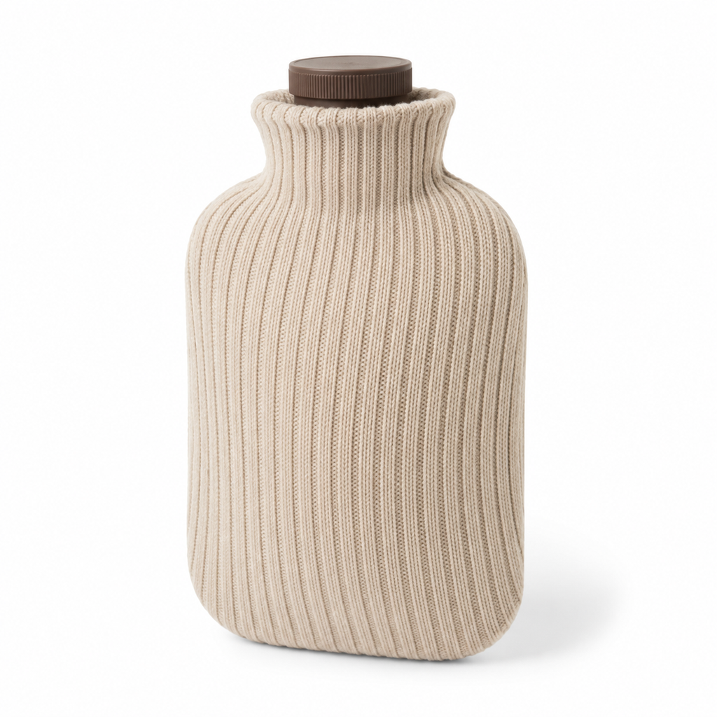 Hot-Water Bottle with Washable Cover